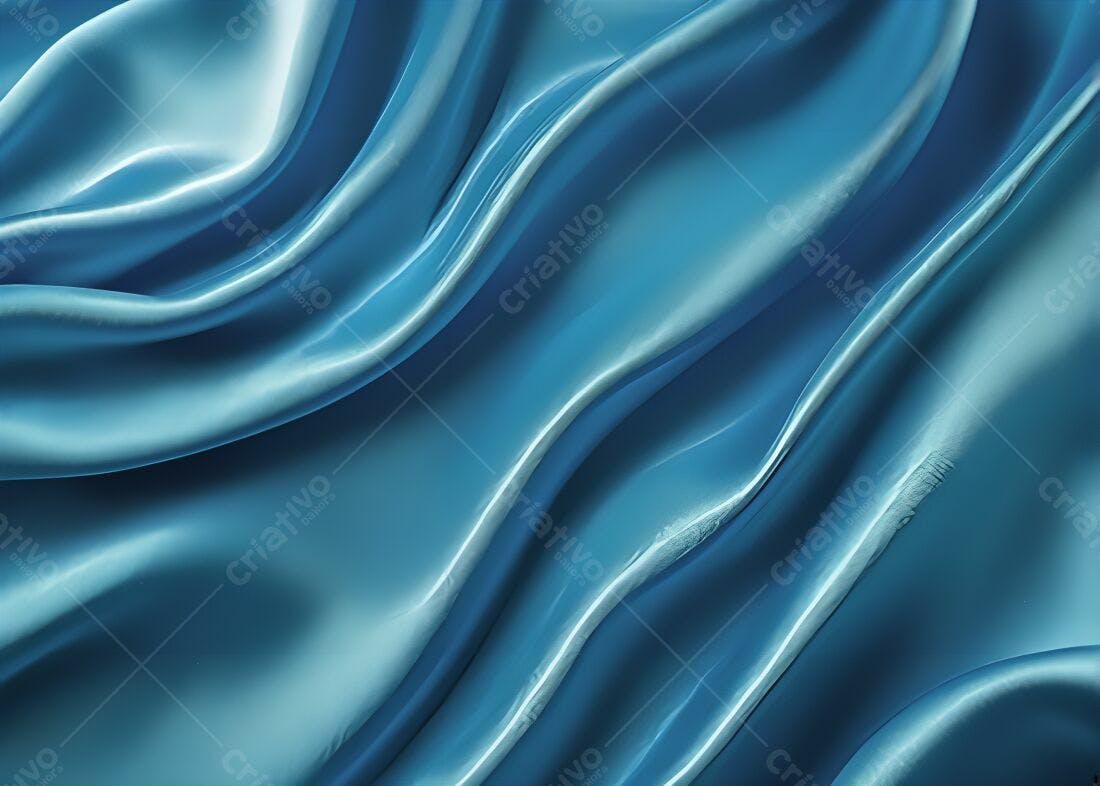 Textura tecido seda azul para fundo