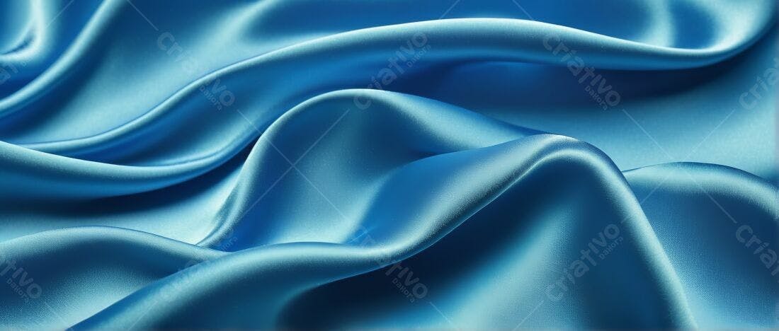 Textura tecido seda azul para fundo