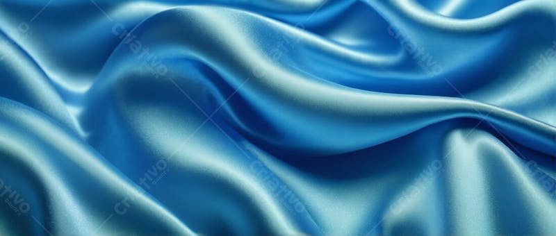 Luxo para o dia a dia a textura do cetim azul em alta resolução