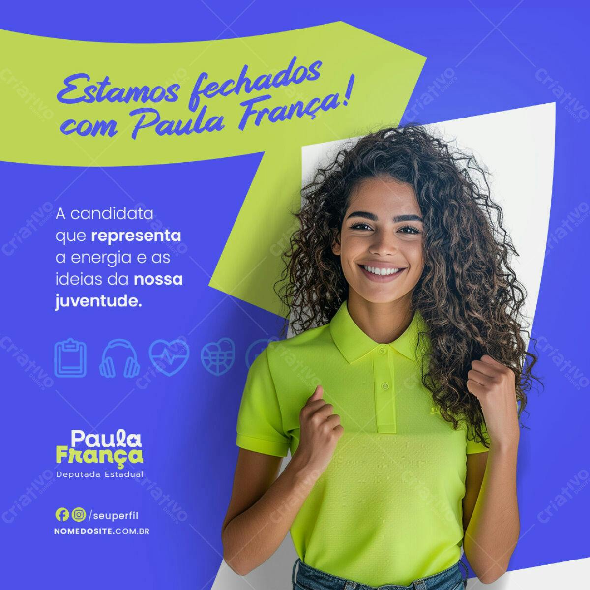 Postagem Eleições PSD Editável