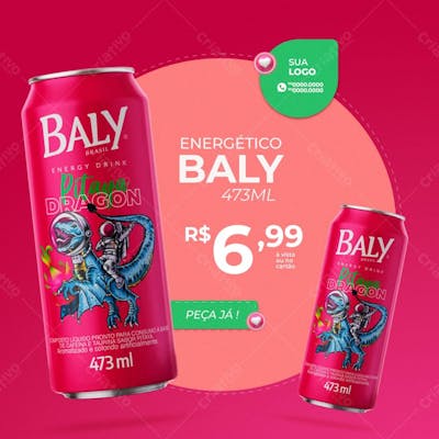 Lata Energético Baly Pintanga