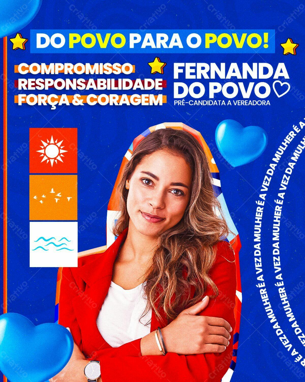 Flyer Campanha Política PSD Editável