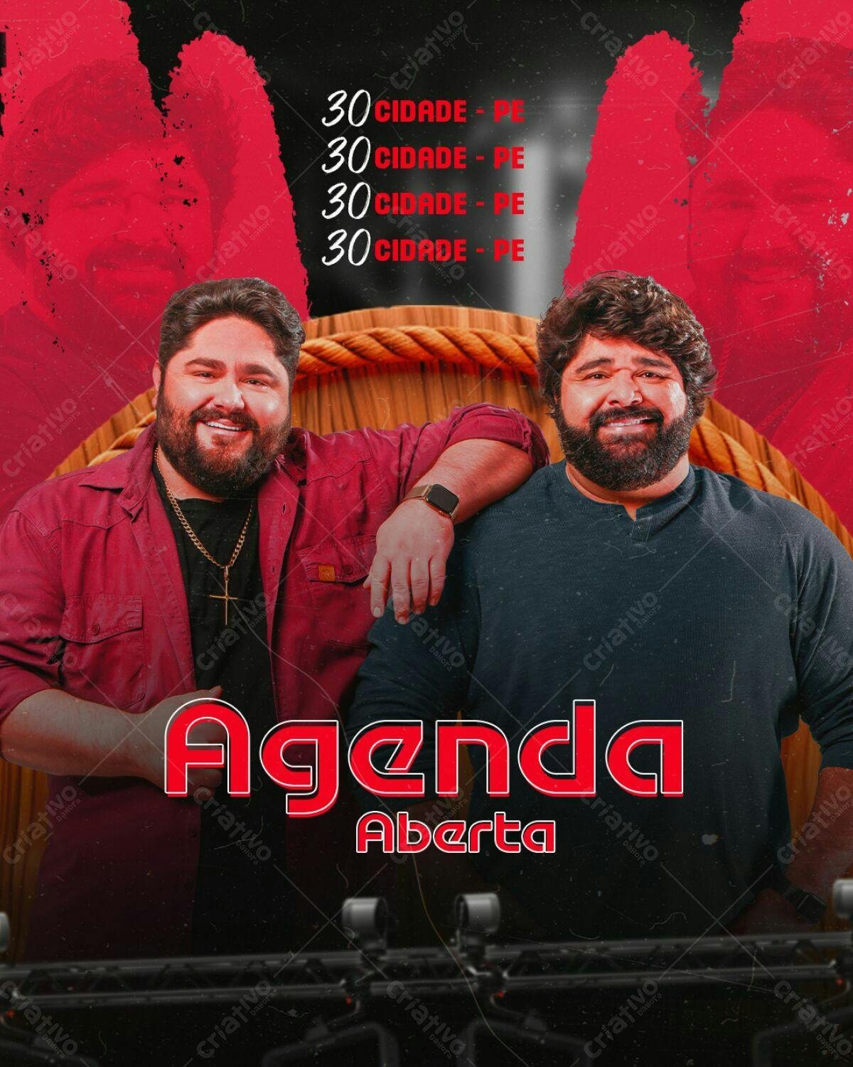 Flyer para Evento Musical PSD Editável