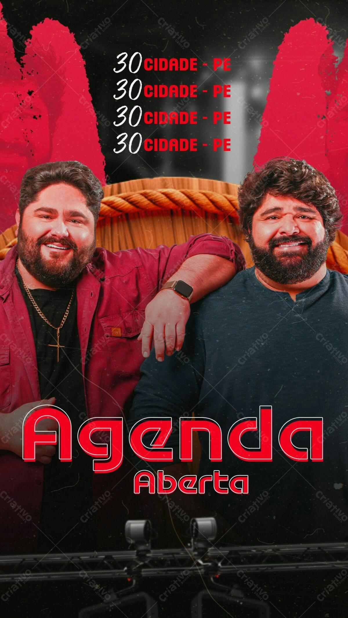Flyer para Evento Musical PSD Editável