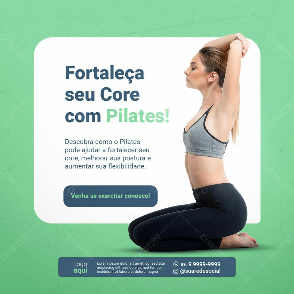 Fortaleça Seu Core Com Pilates!