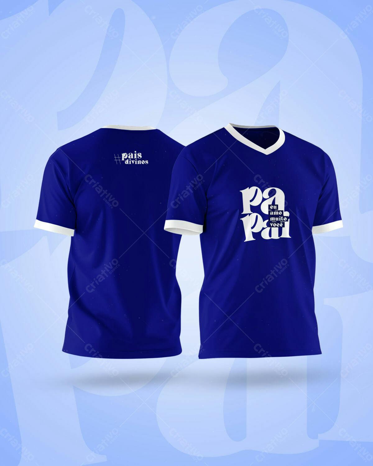 Camiseta Dia dos Pais PSD Editável
