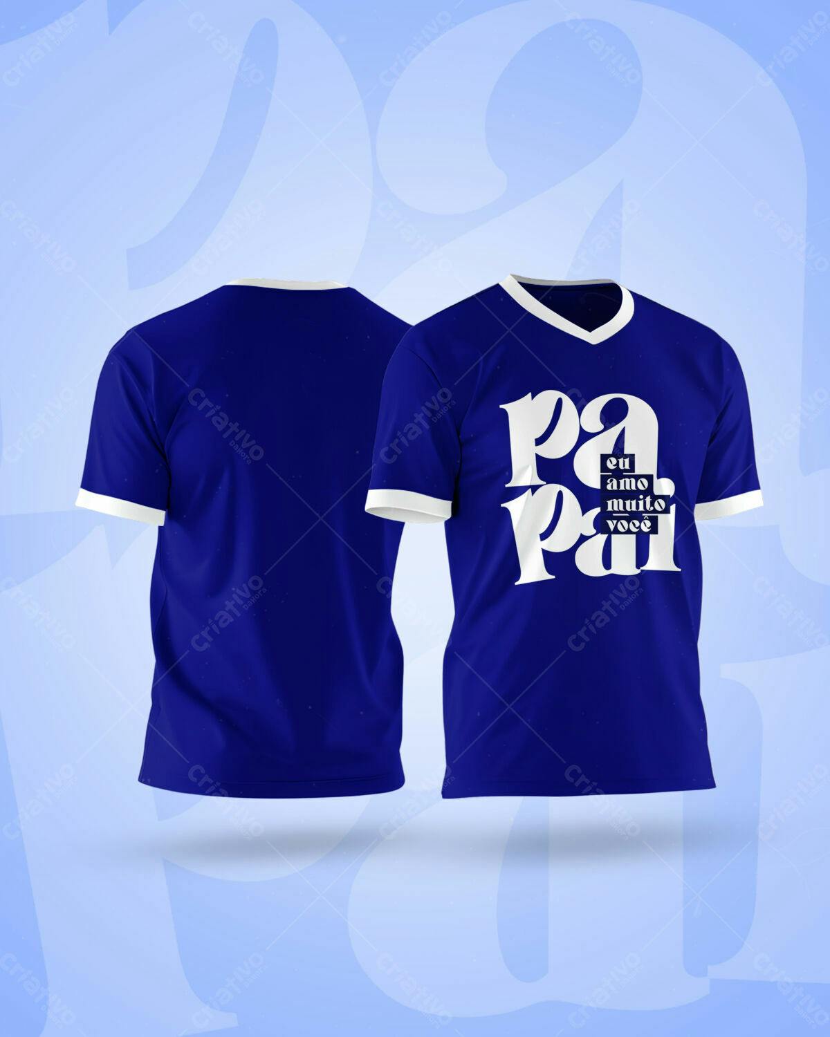 Camiseta Dia dos Pais PSD Editável