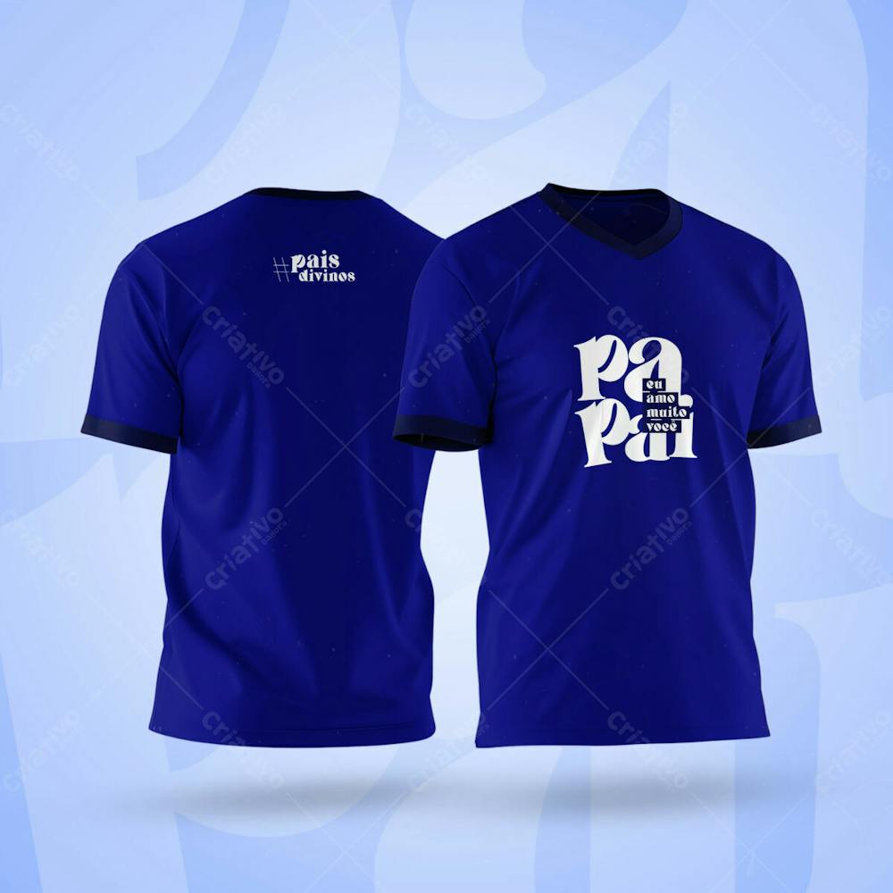 Psd Mockup De Modelo De Camiseta Dia Dos Pais Design Totalmente Editavel T Shirt Template Fully Editable 02