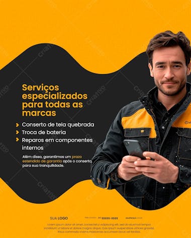 Assistência técnica serviços especializados