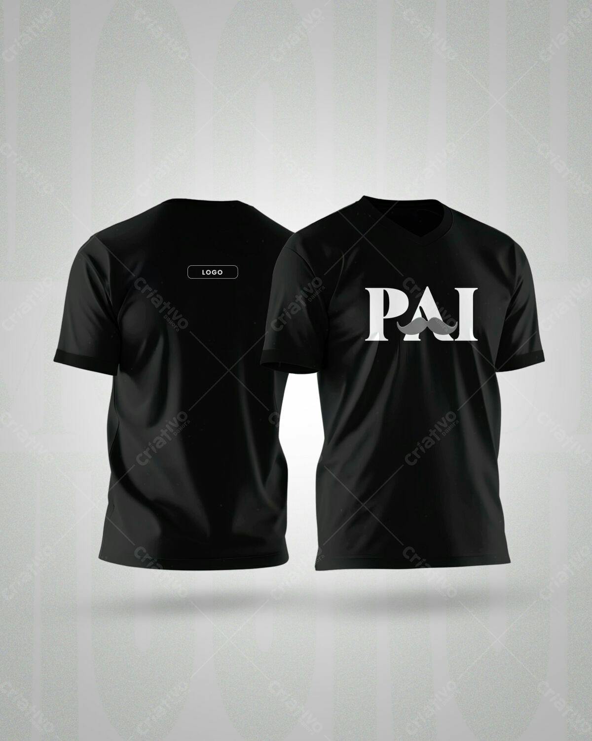 Camiseta Dia dos Pais PSD Editável
