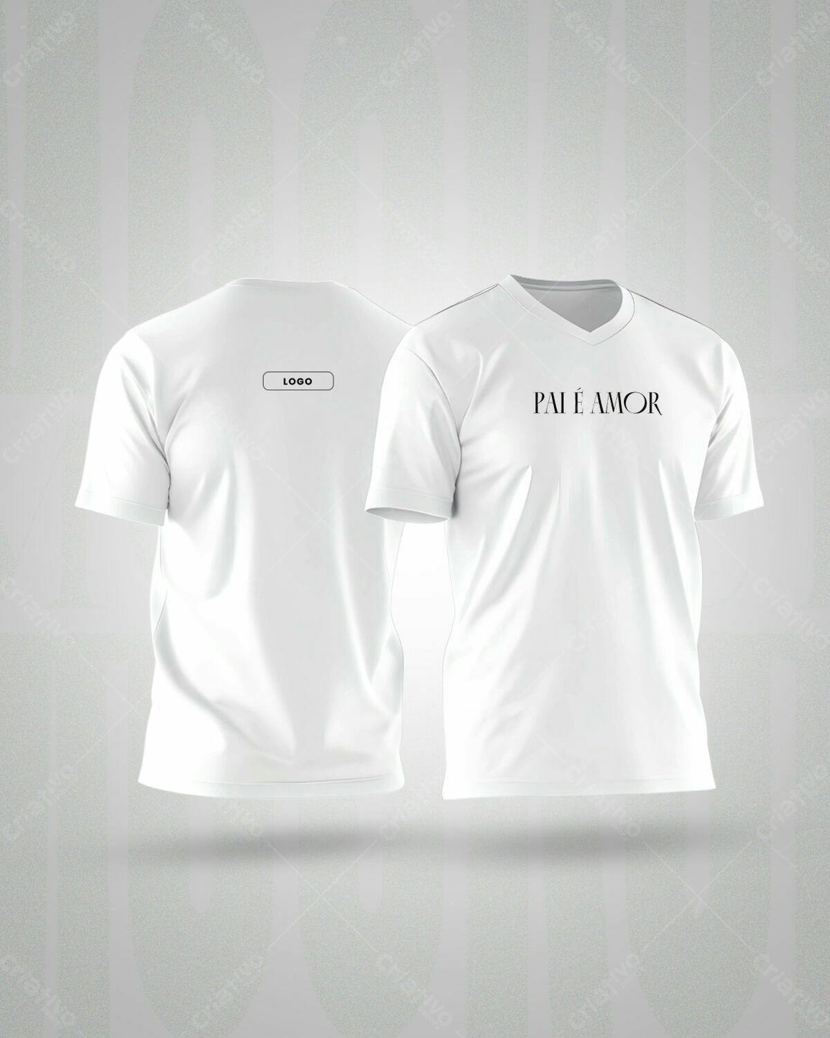 Camiseta Pai é Amor PSD Editável
