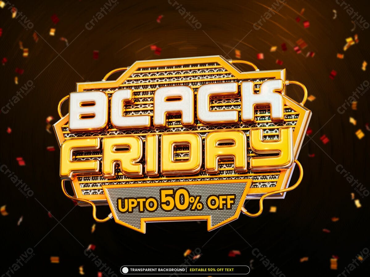 Banner Black Friday PSD Editável