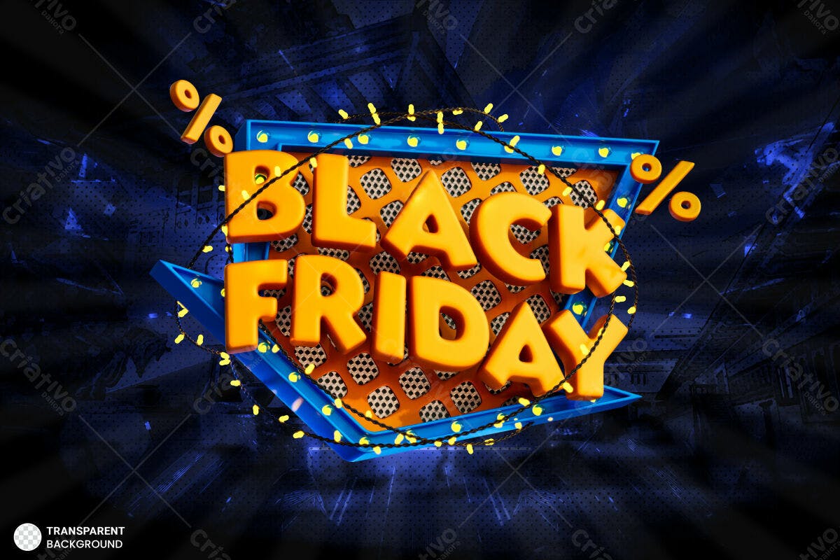 Banner Black Friday PSD Editável