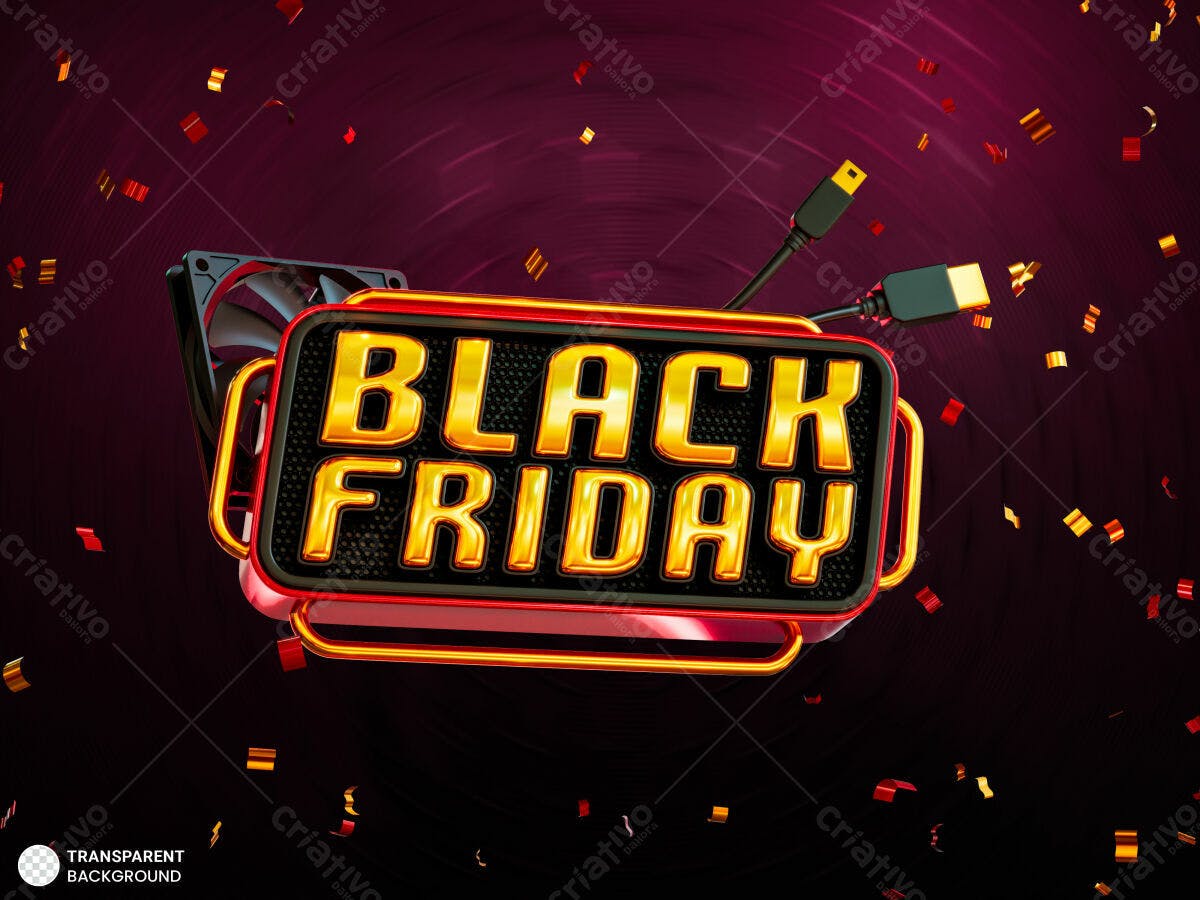 Banner Black Friday PSD Editável