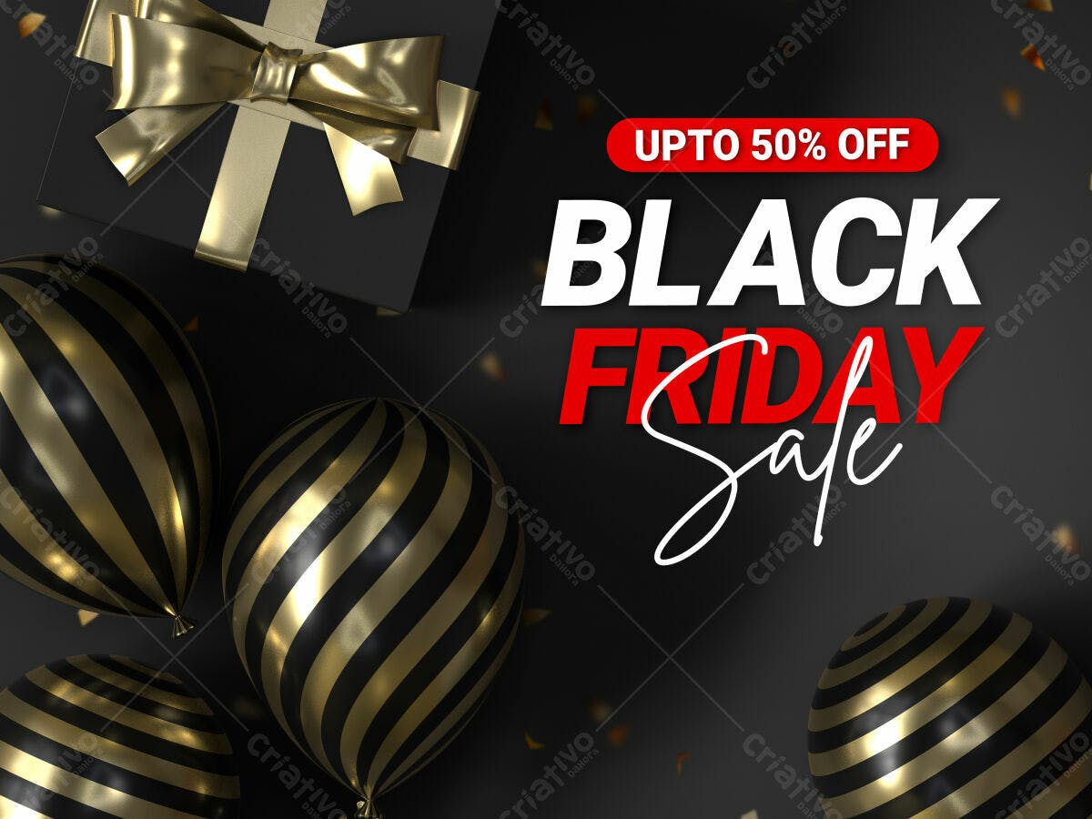 Flyer Black Friday PSD Editável