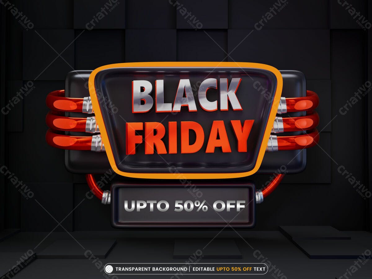 Banner Black Friday PSD Editável