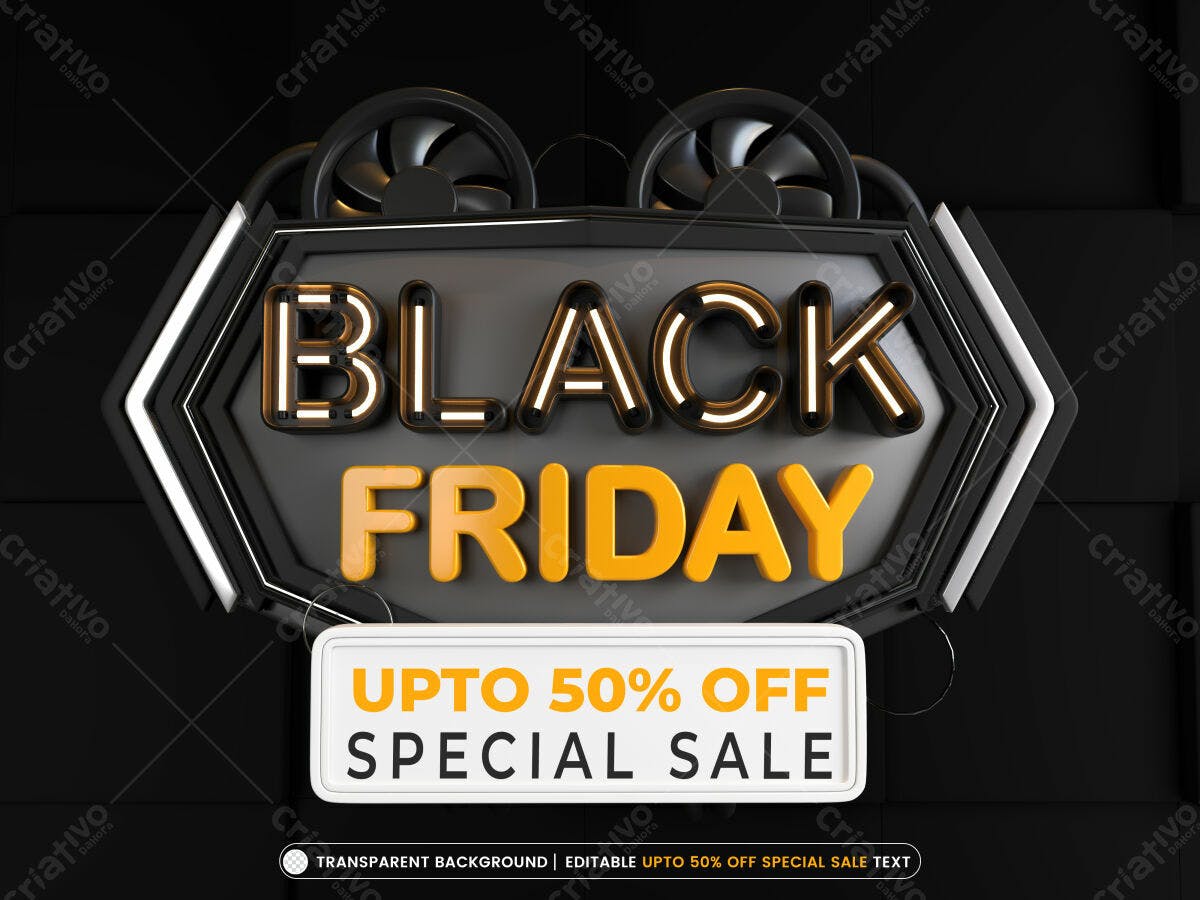 Banner Black Friday PSD Editável