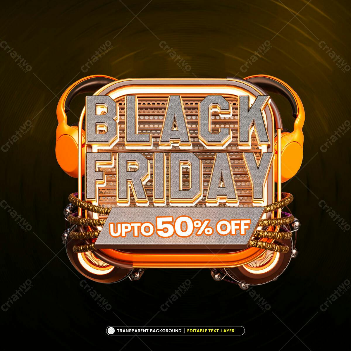 Banner Black Friday PSD Editável