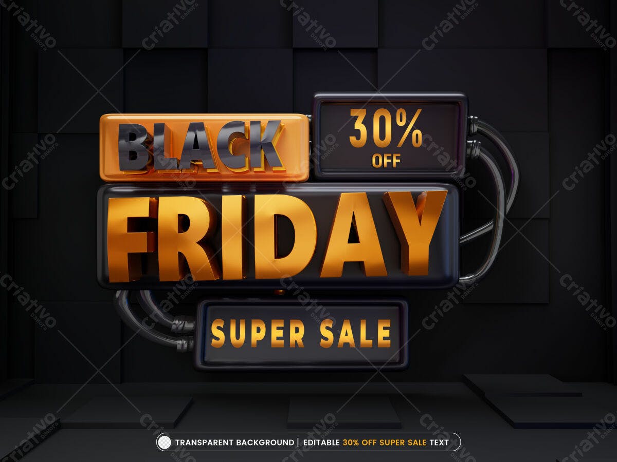 Banner Black Friday PSD Editável