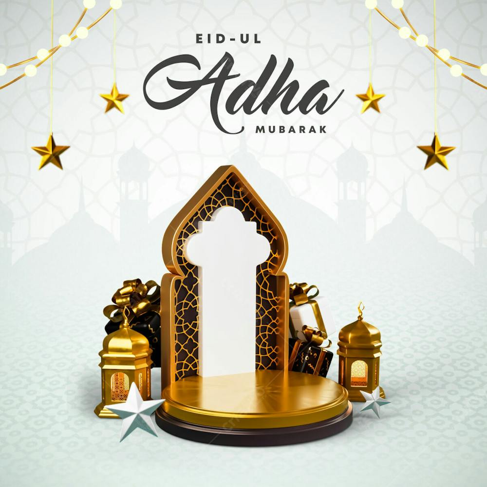 Eid Ul Adha Mubarak Islamic Festival Social Media Post Design Template