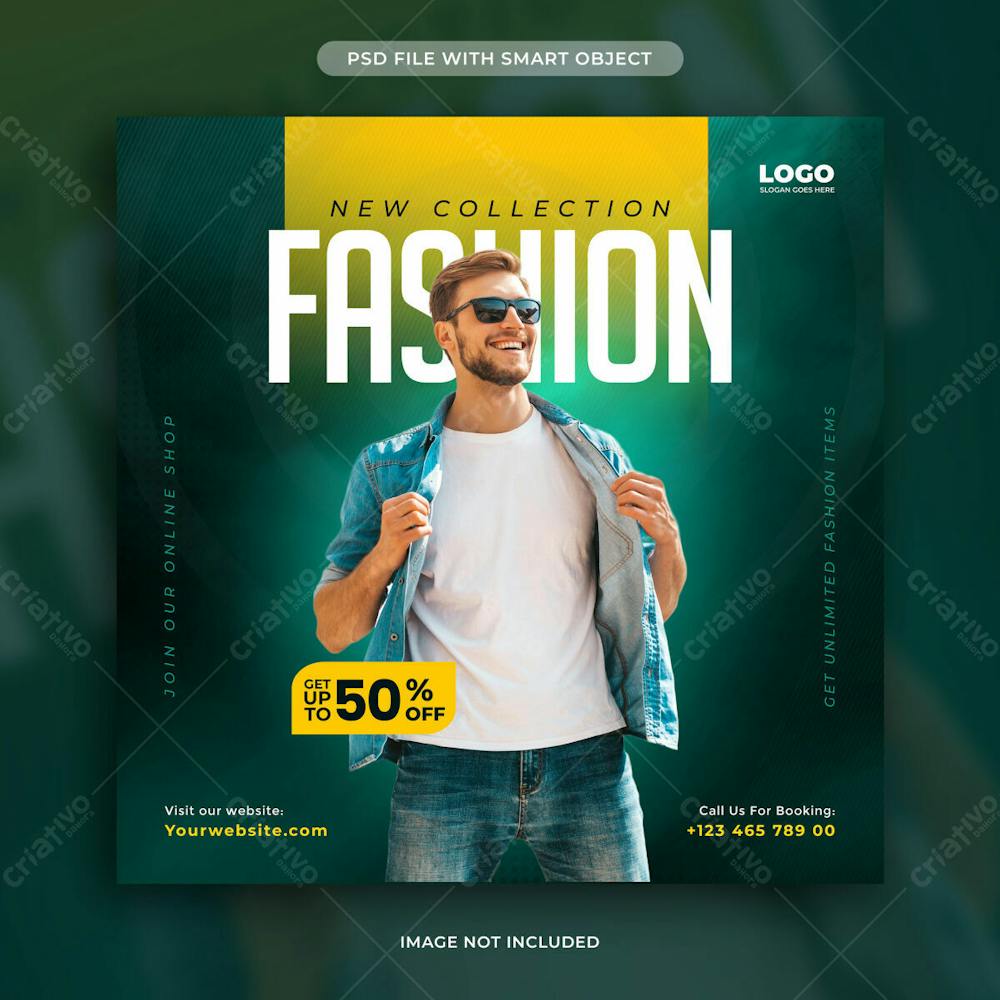 Fashion New Collection Social Media Instagram Post Template