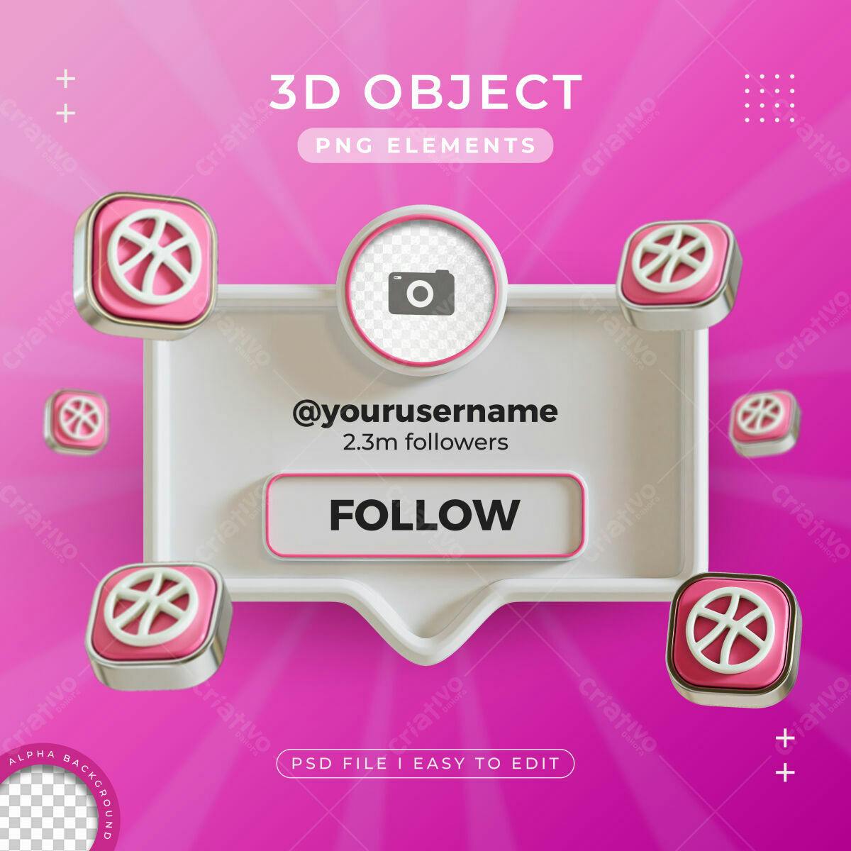 Banner para Redes Sociais PSD Editável
