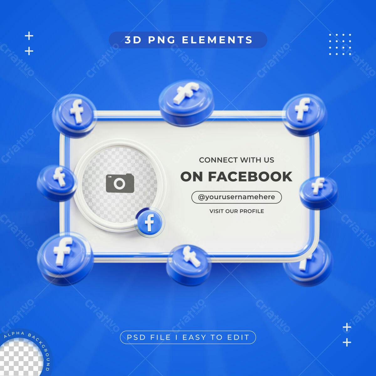 Post para Facebook PSD Editável