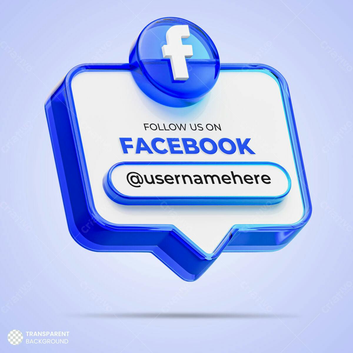 Banner Facebook em 3D PSD Editável