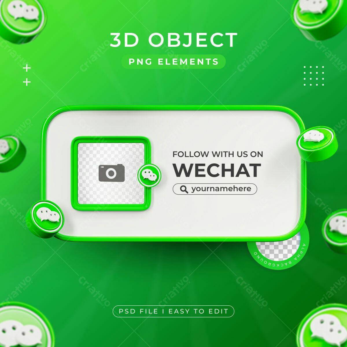 Banner para WeChat PSD Editável