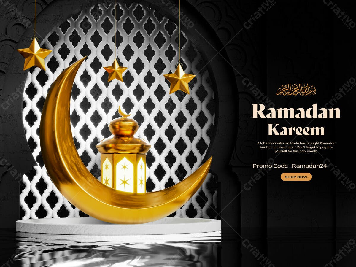 Banner Ramadã PSD Editável