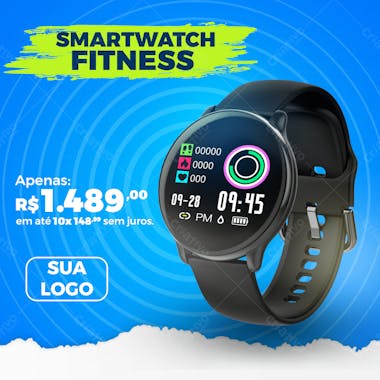 Smartwatch fitness feed