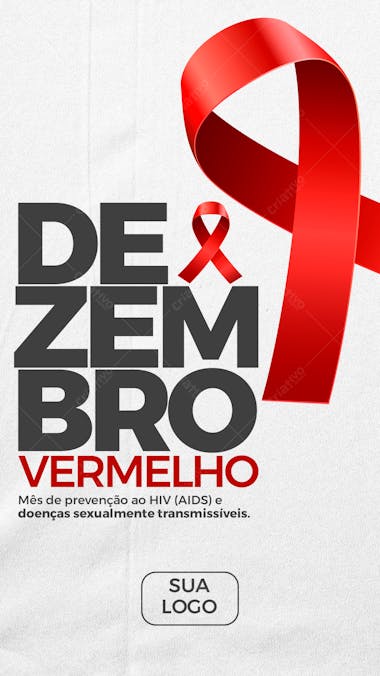 Stories dezembro vermelho mês de prevenção