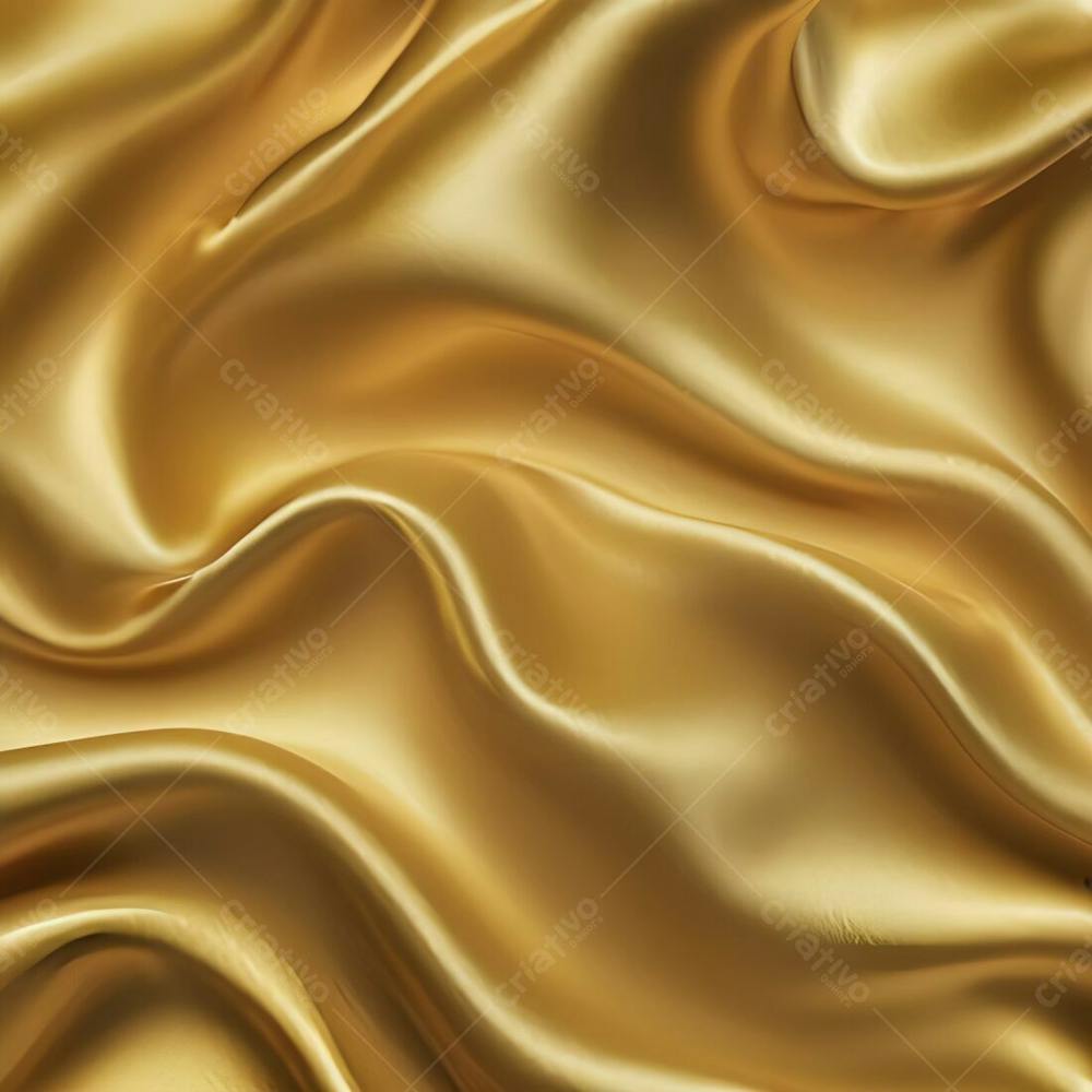 Toque De Glamour Detalhes De Tecido De Cetim Dourado Textura Em Alta Definição