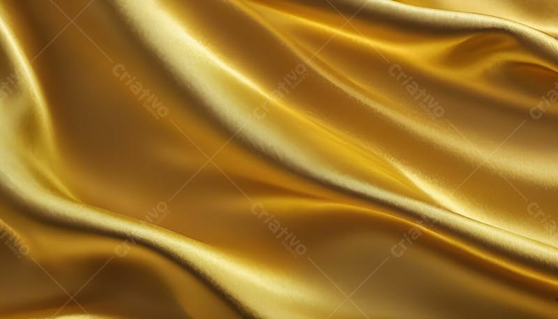 Toque de requinte detalhes de tecido de cetim dourado textura em alta definição