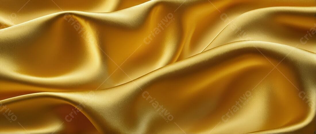 Textura tecido seda dourado para fundo
