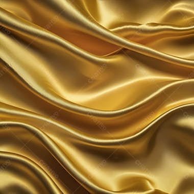 Elegância dourada detalhes de tecido de cetim dourado textura em alta definição