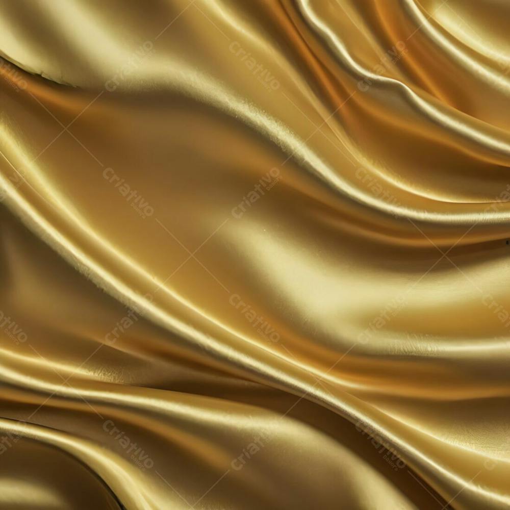 Elegante E Atemporal Detalhes De Tecido De Cetim Dourado Textura Em Alta Definição