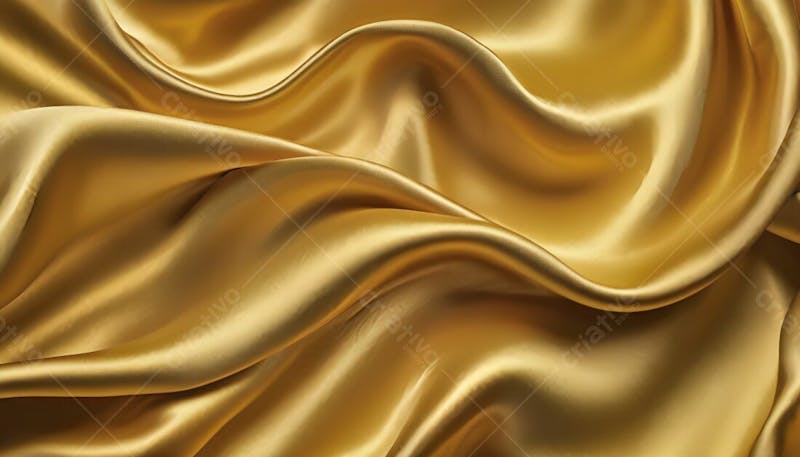 Luxo atemporal tecido de cetim dourado em alta resolução textura em alta definição