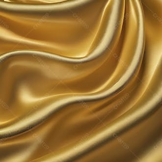 Luxo opulento detalhes de tecido de cetim dourado textura em alta definição