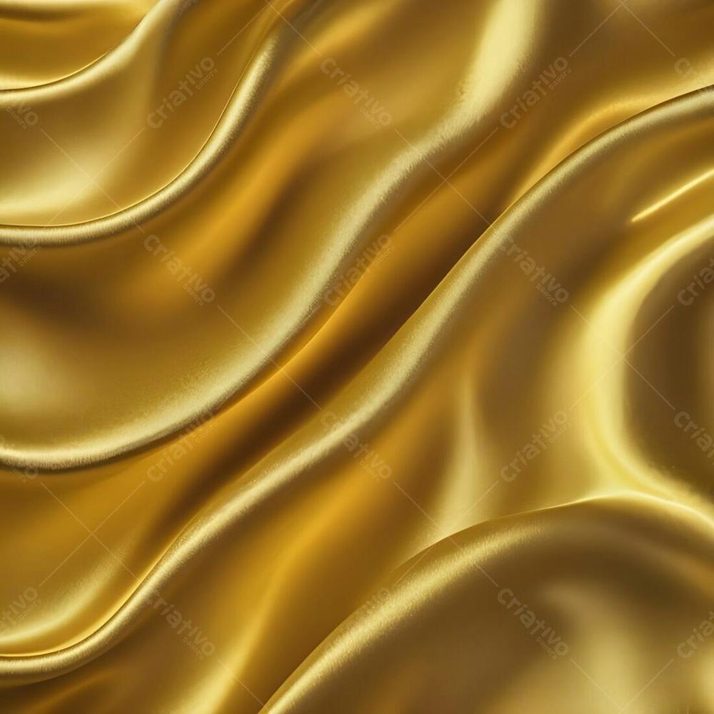 Luxo Que Transborda Detalhes De Tecido De Cetim Dourado Textura Em Alta Definição