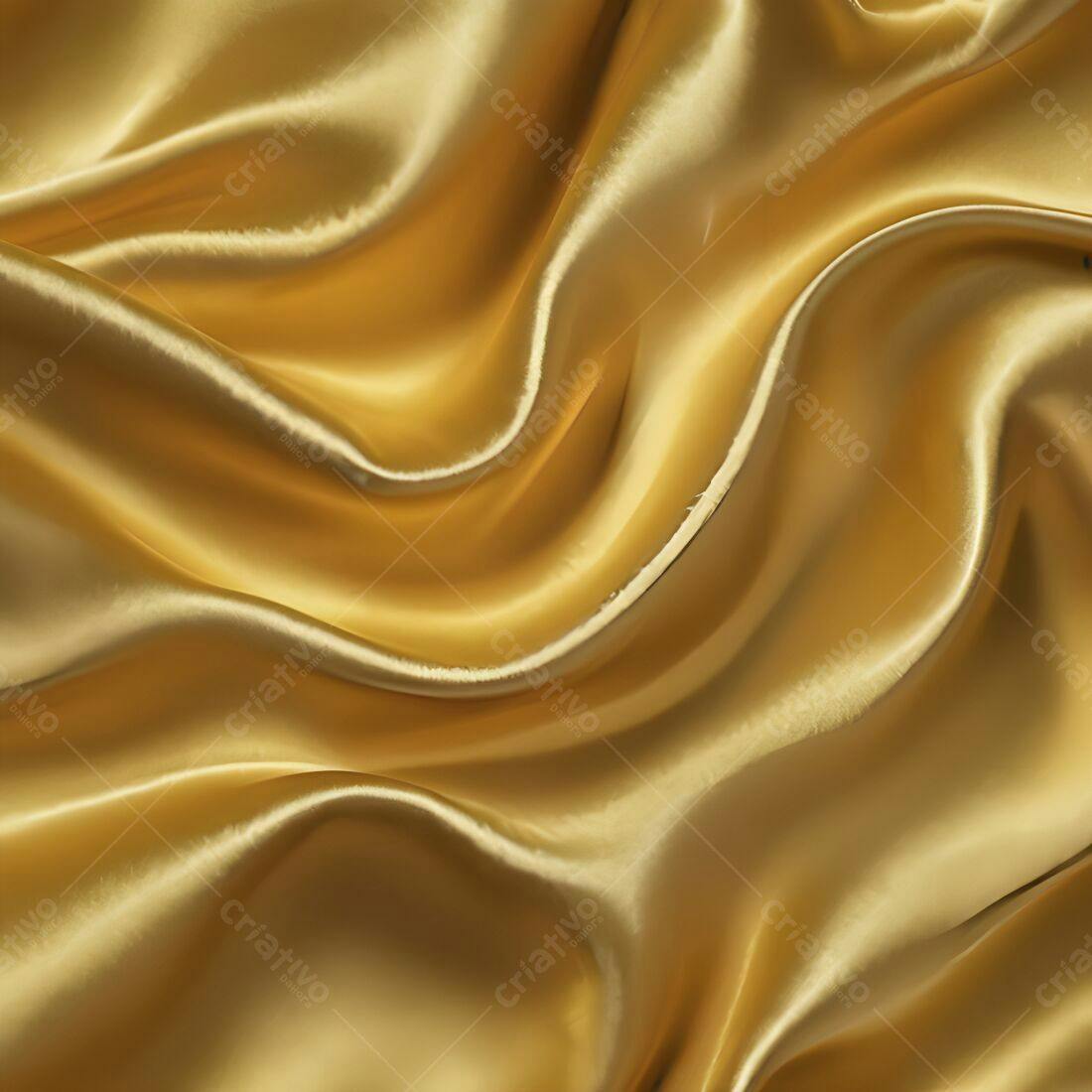 Textura tecido seda dourado para fundo