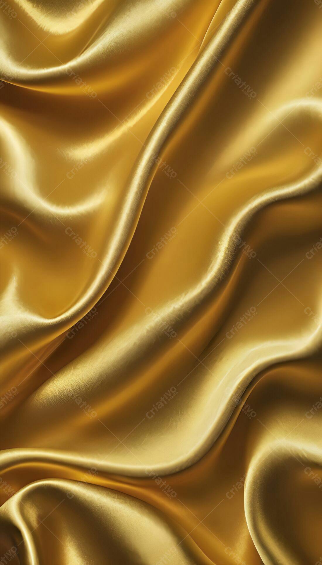 Textura tecido seda dourado para fundo