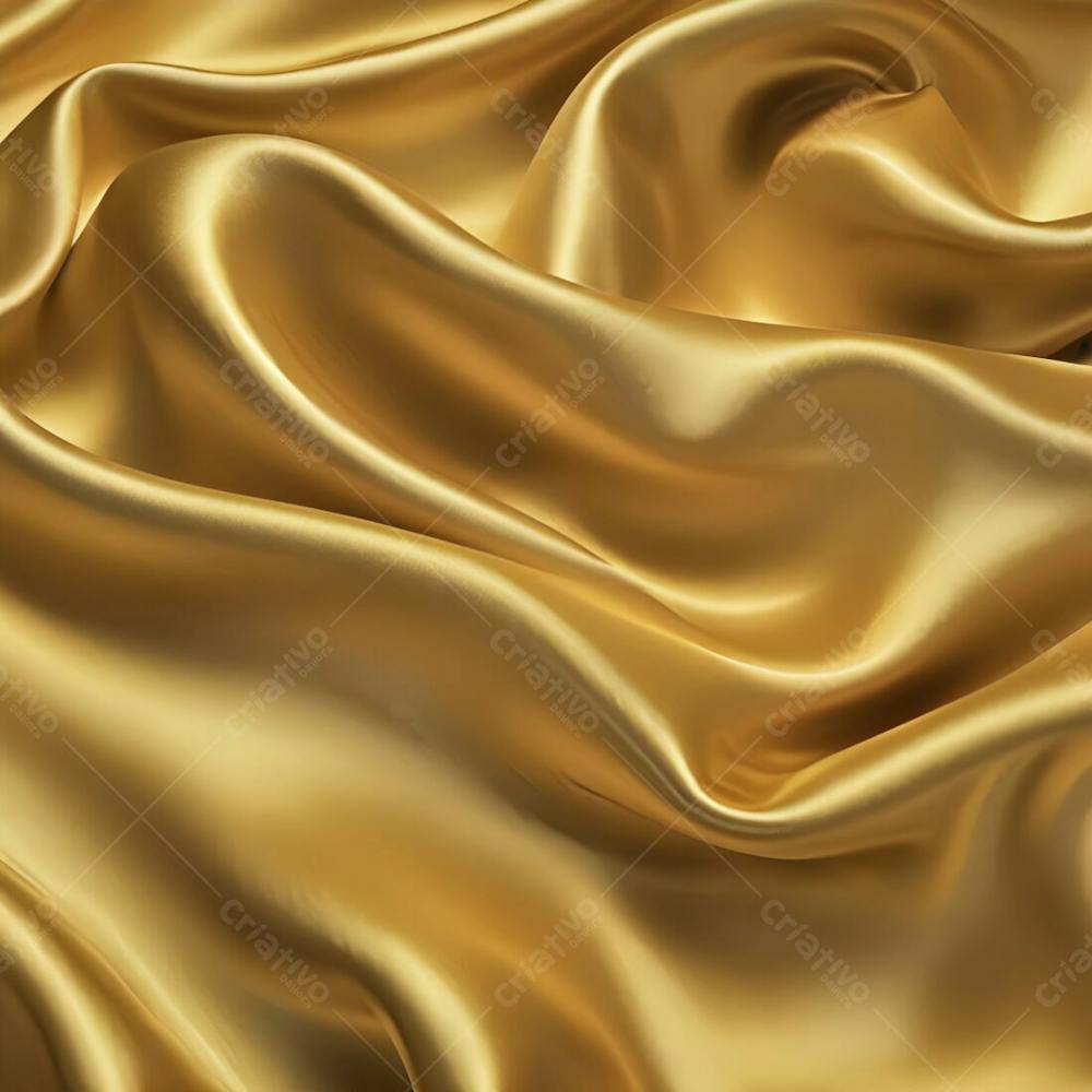 Textura Suave E Delicada Detalhes De Tecido De Cetim Dourado Textura Em Alta Definição