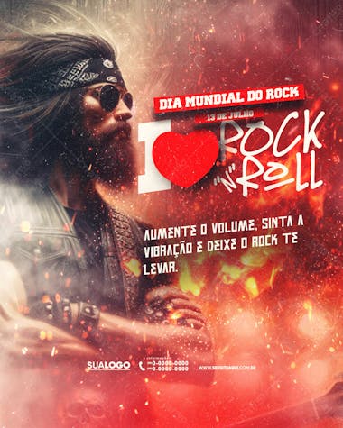 Dia mundial do rock 13 de julho feed