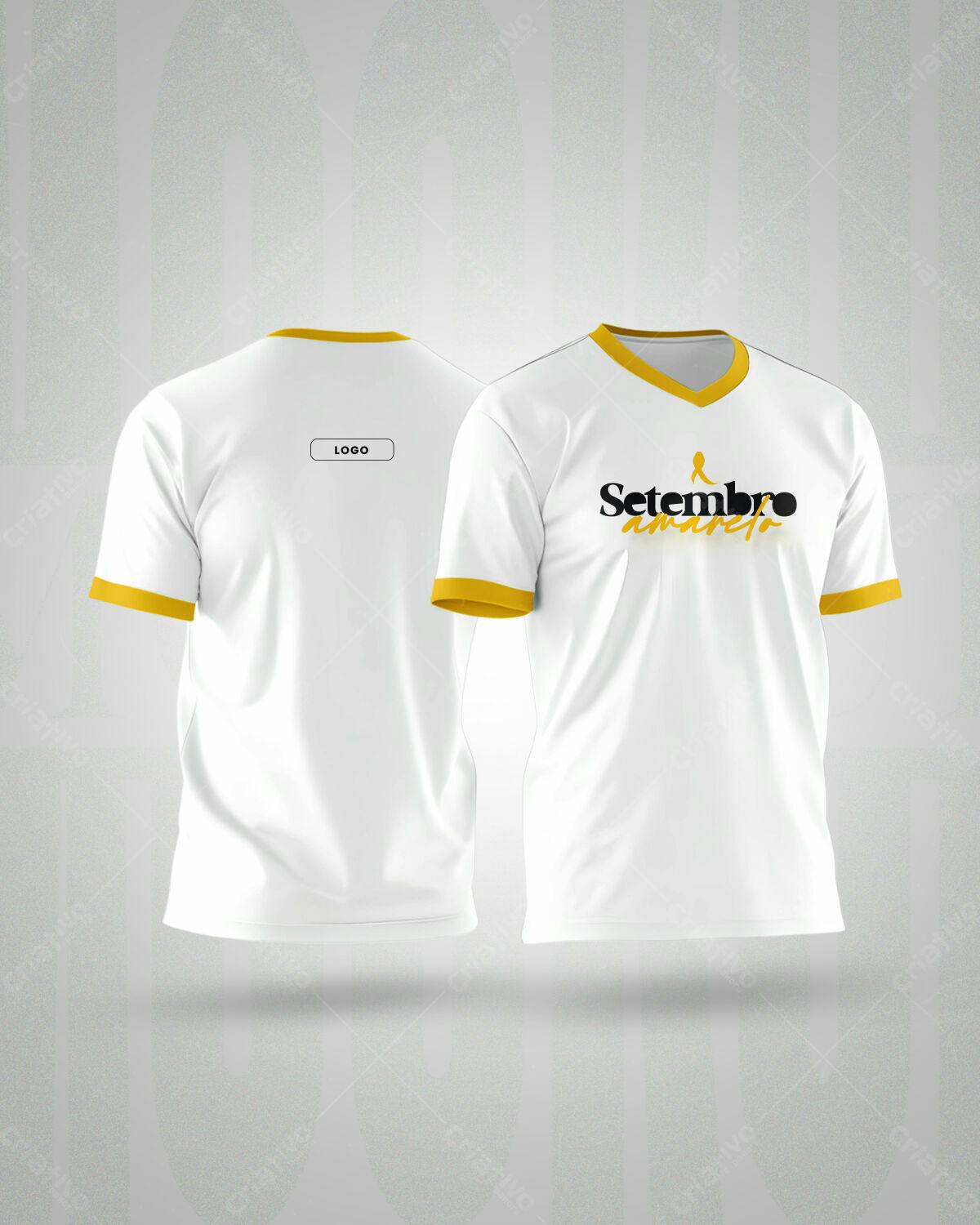 Camiseta Setembro Amarelo PSD Editável
