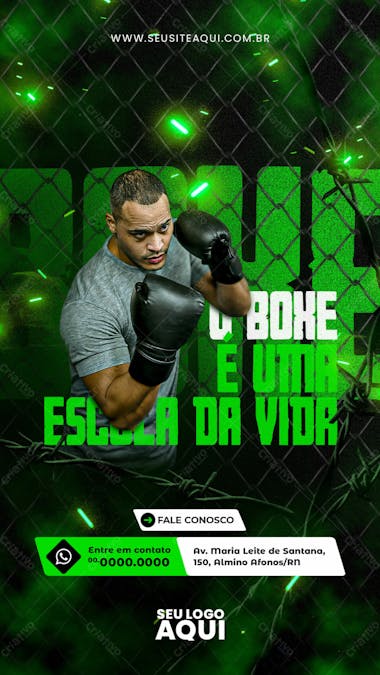 Story aulas de boxe luta 07