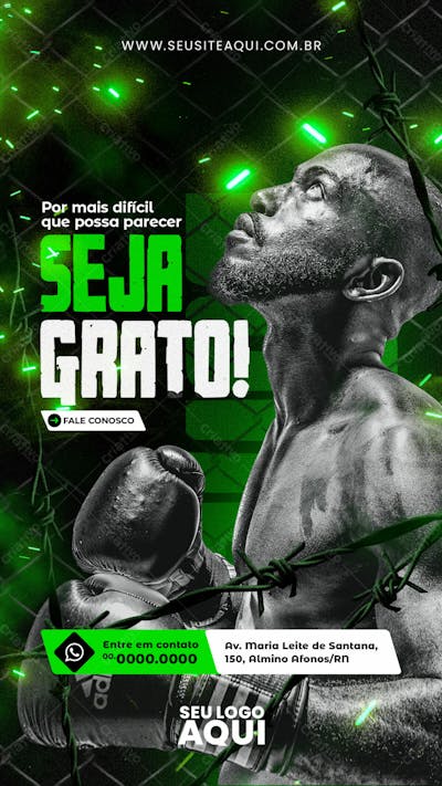 Story Aulas De Boxe Luta 16