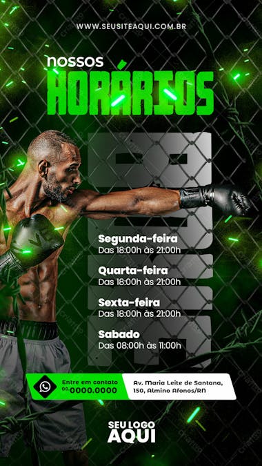 Story aulas de boxe luta 18