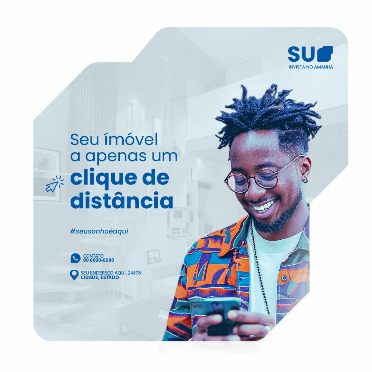 Postagem Imóveis para Redes Sociais PSD Editável