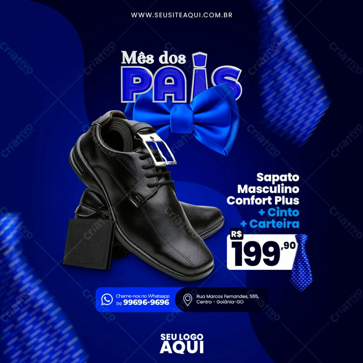 Flyer Dia dos Pais PSD Editável